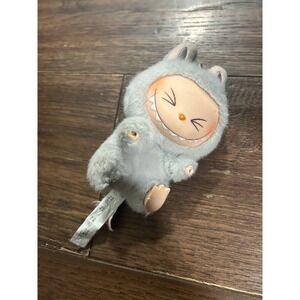 DAMAGED The Monsters Pop Mart Plush Toy Light Gray Cute Monster Character